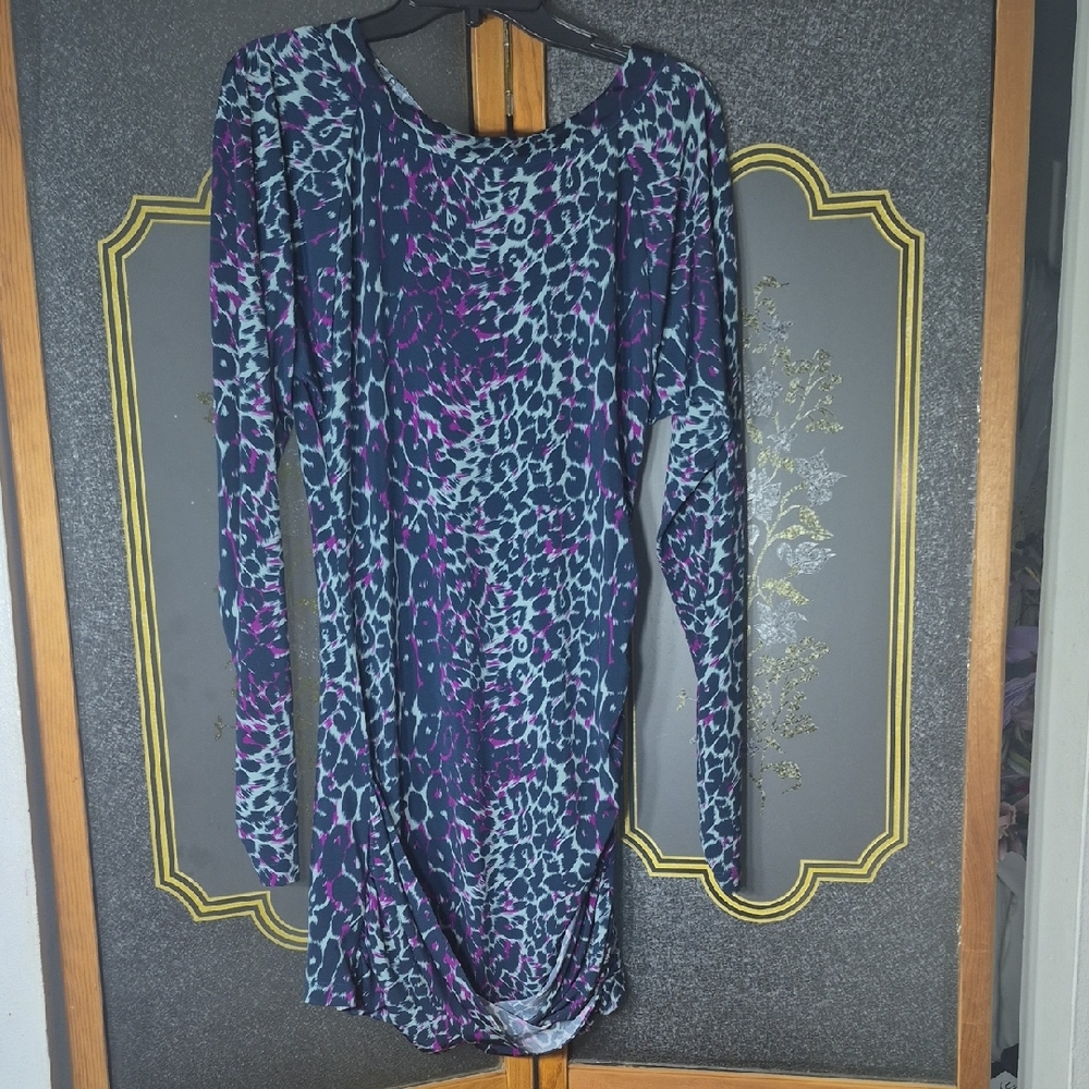 BCBGMaxAzria Multicolor Animal Print Dress